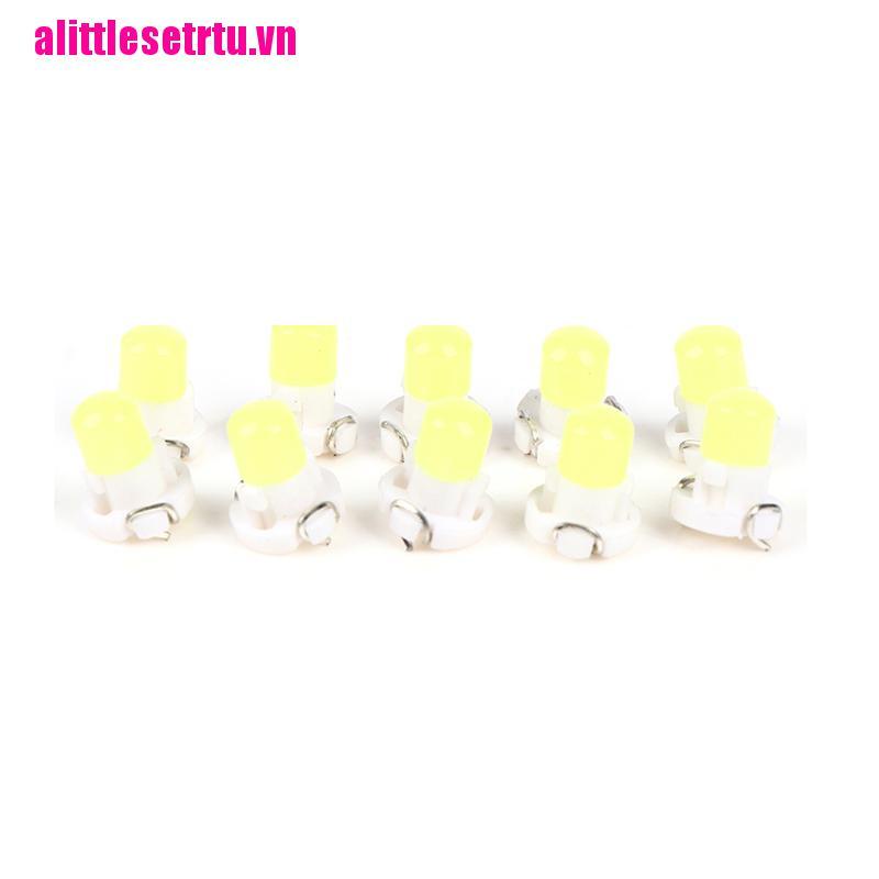 Set 10 Đèn Led T3 T4.2 Cob Gắn Bảng Điều Khiển Xe Hơi