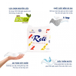 KHĂN GIẤY ĂN NAPKIN ROTO