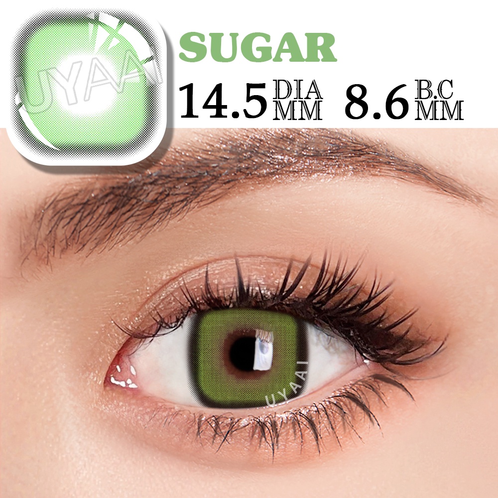 Set 2 lens lens 14.5mm Hình Người Ngoài Hành Tinh Dùng Hóa Trang