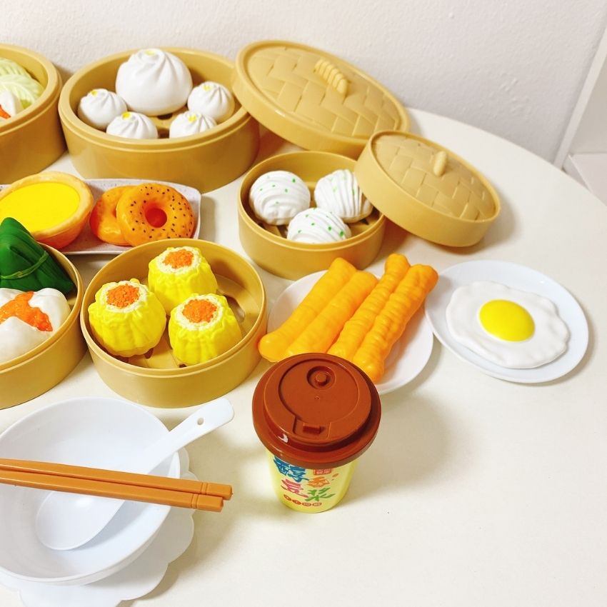 Đồ Chơi Nấu Ăn DIMSUM Đa Dạng Chi Tiết, Mô Phỏng Thật, Là Món Quà Bổ Ích Cho Bé (20A4)