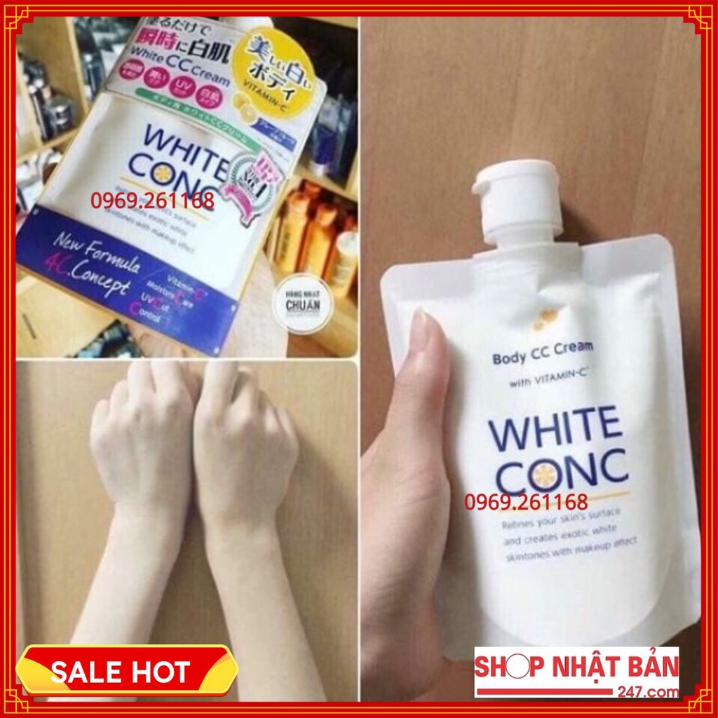 Sữa dưỡng thể White Conc White CC Cream Nhật Bản