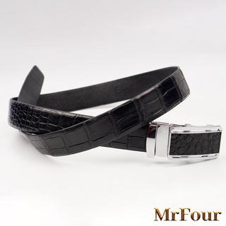 Thắt lưng da cá sấu da bụng mrfour | dây nịt da cá sấu thật 100%
