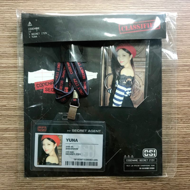 Bộ ảnh ID của Yuna ITZY - CSI Secret