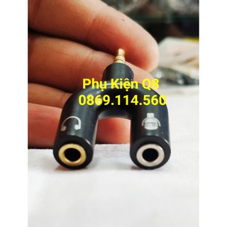 DAU CHUYEN TU JACK 3.5 SANG 2 LO MICRO +PHONE