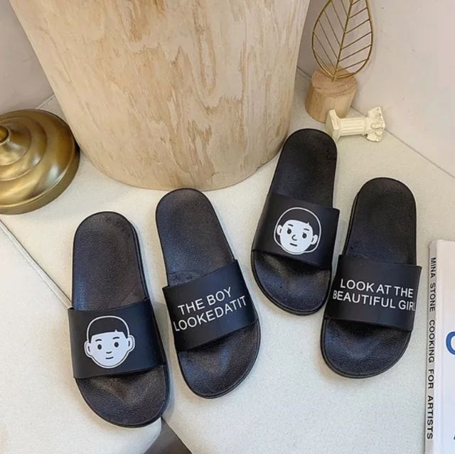 Dép Ulzzang Boy Girl giá rẻ siêu êm - size unisex (TĂNG 1 SIZE)