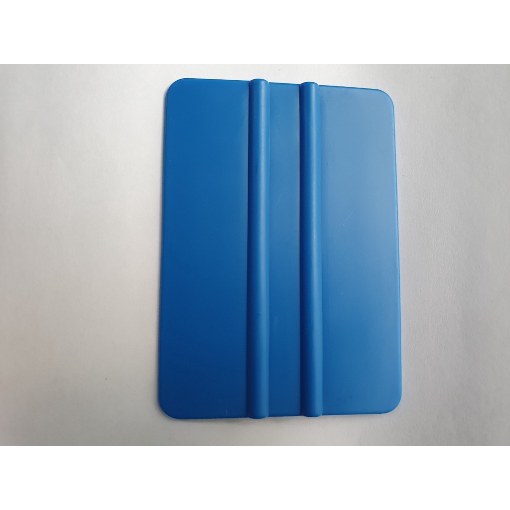 Dụng cụ cạo miếng dán decal màu xanh, miết dán tem phim xe hơi, ô tô