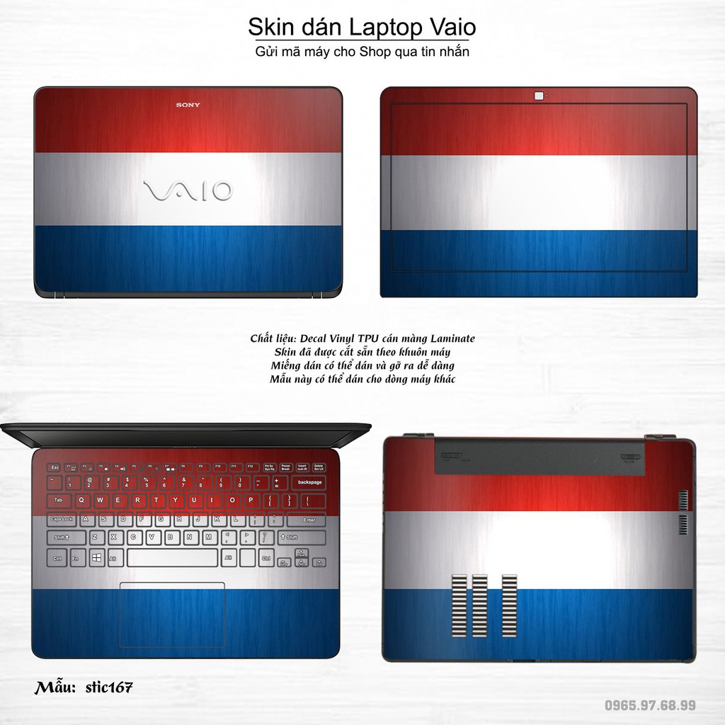 Skin dán Laptop Sony Vaio in hình Hoa văn sticker bộ 28 (inbox mã máy cho Shop)