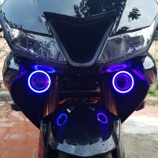 Mắt Cú R15v3 gắn như zin k cần chế cháo đục khoét