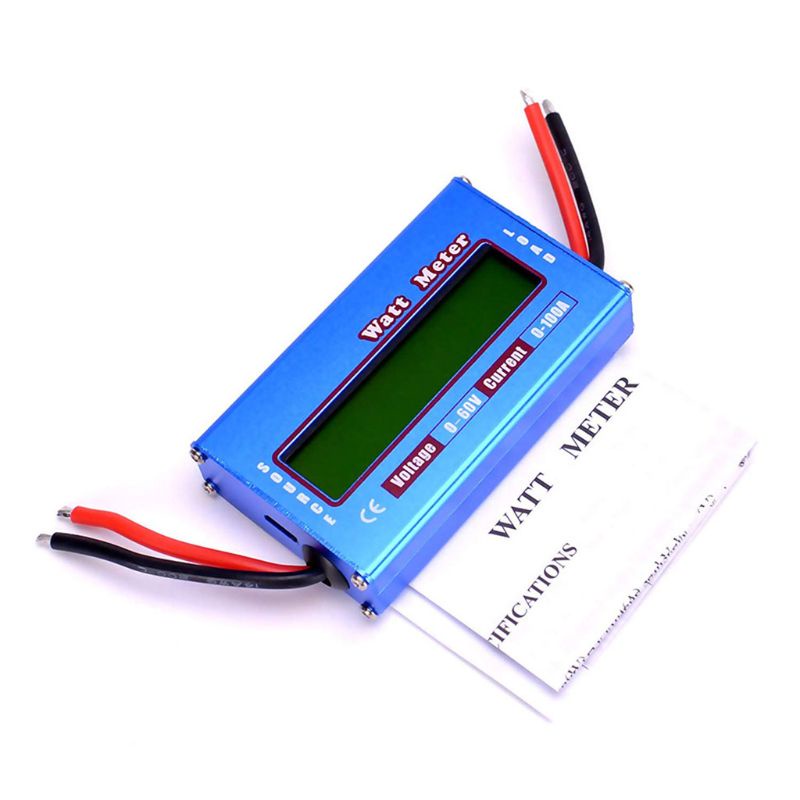 Youn Màn hình kỹ thuật số 100A Cân bằng điện áp Máy phân tích công suất Watt Meter Checker