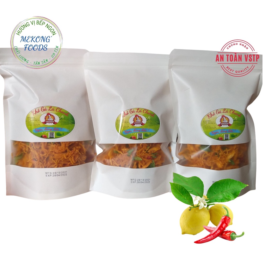 khô gà lá chanh 300g Khô Gà Lá Chanh Dai, Giòn Loại đặc biệt đảm bảo VSANTP | BigBuy360 - bigbuy360.vn