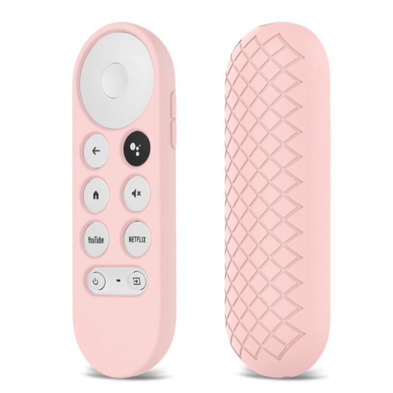 Ốp Silicone cho Remote của Chromecast with Google TV - Bảo vệ Remote chống trầy xước, Gai lưng chống trơn trượt