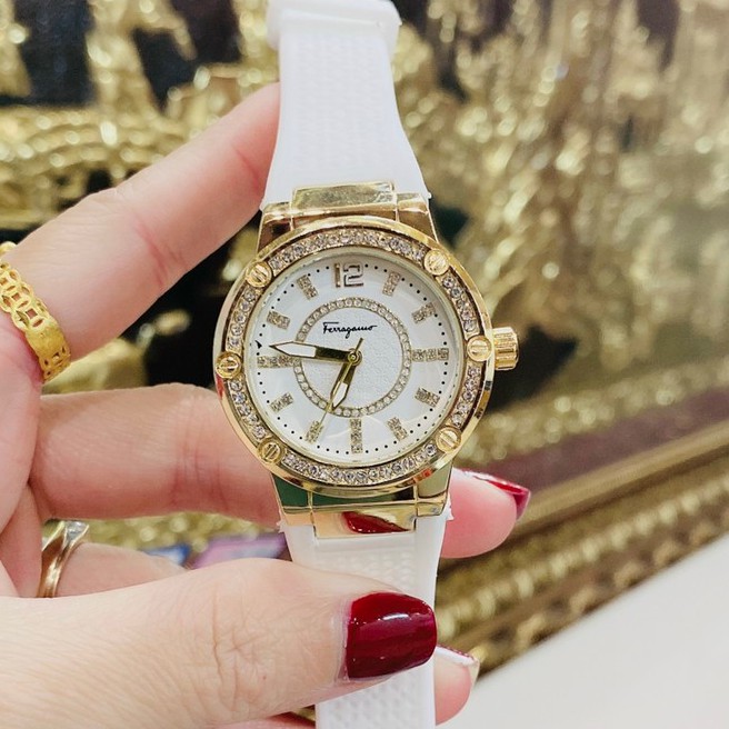 Đồng hồ nữ Ferragamo, hàng full box, thẻ bảo hành 12 tháng - Dongho.savanto