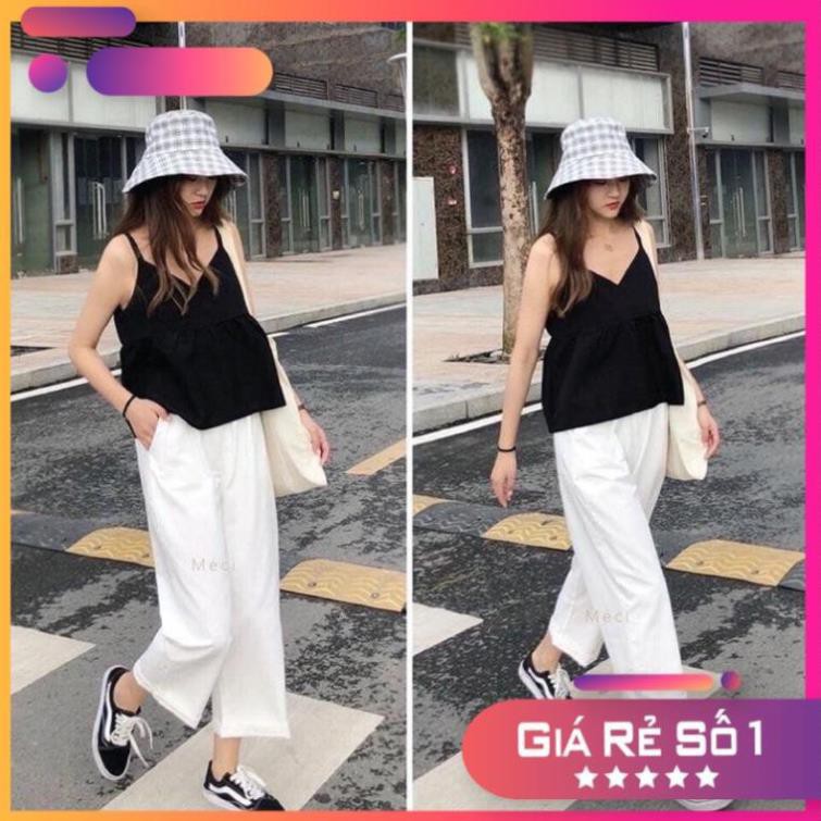 [GIÁ XƯỞNG] Quần Cullotes Vải Đũi Thái Dáng Lỡ | BigBuy360 - bigbuy360.vn