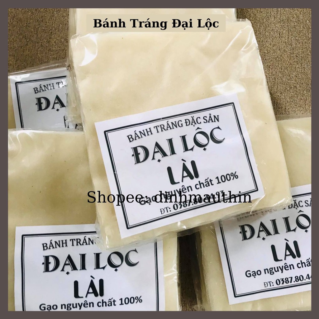 (VIDEO + Ảnh Thật Shop tự chụp)Bánh Tráng Đại Lộc 500g- Đặc sản Quảng Nam | BigBuy360 - bigbuy360.vn