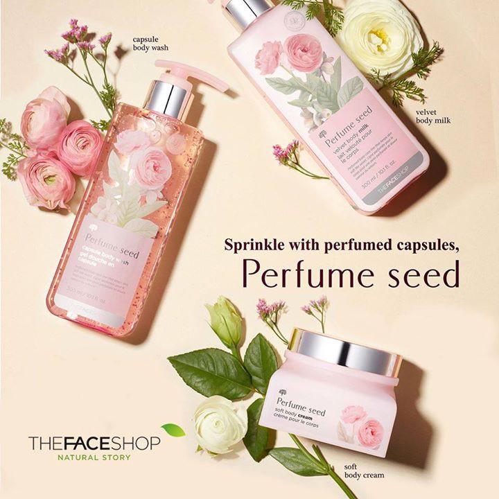 Sữa Dưỡng Thể Hương Nước Hoa The Face Shop PERFUME SEED VELVET BODY MILK