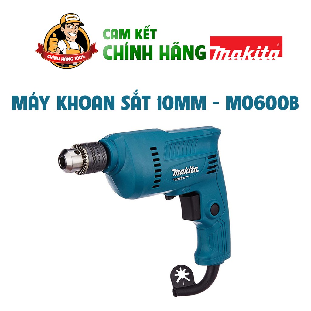 Máy khoan cầm tay mini,Máy khoan điện,Máy khoan sắt thép gỗ.Máy khoan Makita chính hãng m0600b 10mm.