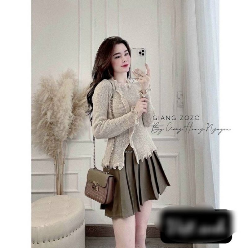 (Anhbigsize) Áo xoắn viền -Sale 55-75kg