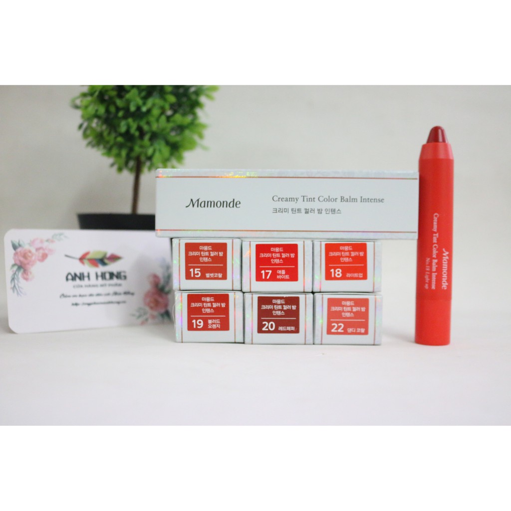 Son Bút Chì Siêu Lì Mamonde Creamy Tint Color Balm Intense | BigBuy360 - bigbuy360.vn