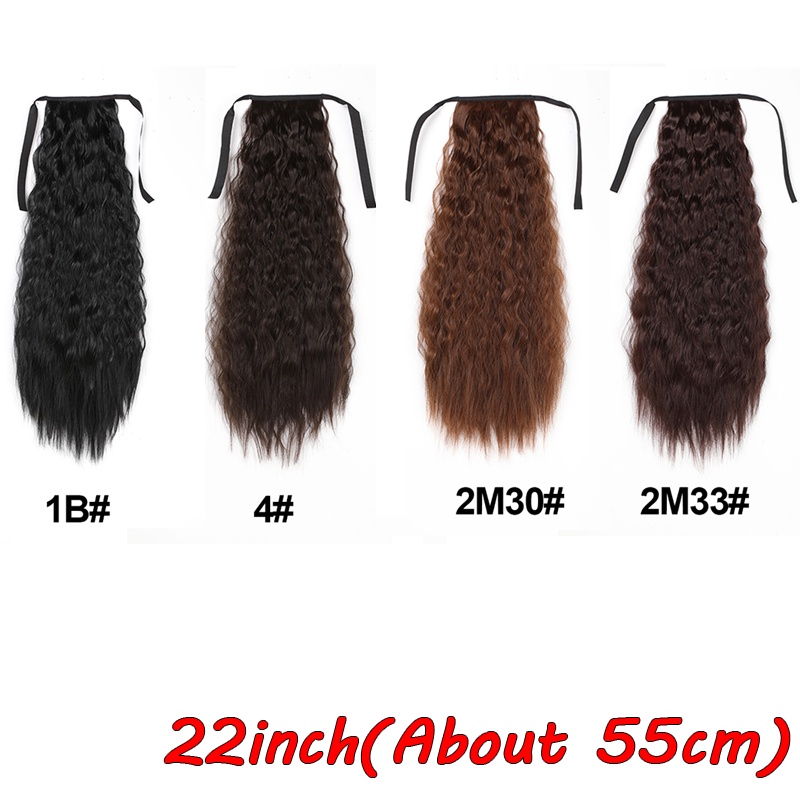 Tóc Giả 32 "Kiểu Đuôi Ngựa Xoăn Dài Gợn Sóng Có Dây Rút Tiện Lợi Dành Cho Nữ