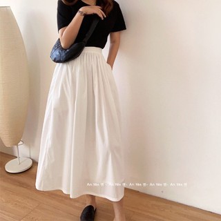 An Yên 엔 - Chân váy lưng thun freesize 3 màu - CV02