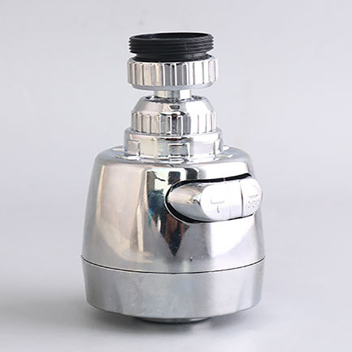 Đầu vòi tăng áp, Tạo Bọt To chế độ nước mạ Crom xoay 360 độ Dài 19cm dây mềm + Ngắn - PK062