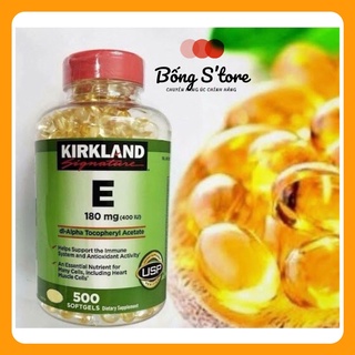 Viên uống vitamin e 400iu kirkland của mỹ lọ 500 viên