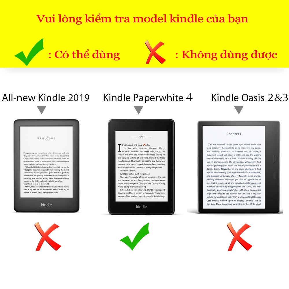 ⚡️ Cực rẻ ⚡️ Bao da máy đọc sách Kindle Paperwhite 4 gen 10 (2019) 🍀 Well Begun 🍀 Divisi 🍀 Origami | BigBuy360 - bigbuy360.vn