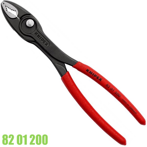 Kìm KNIPEX TwinGrip 82 01 200 Mở Ốc Gỉ Sét Ø 4-22mm