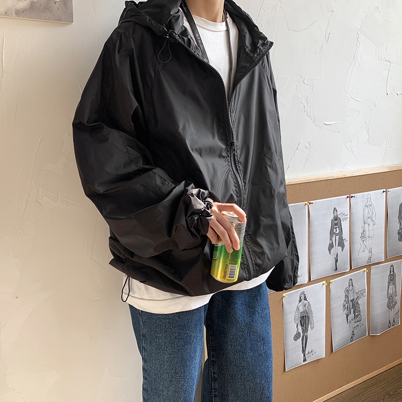 Áo khoác dù màu trơn cá tính hợp thờI trang cho nam | BigBuy360 - bigbuy360.vn