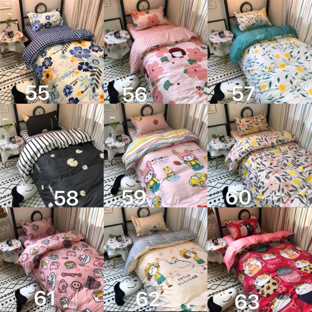 Set chăn ga Cotton Poly -&gt; Giá siêu rẻ