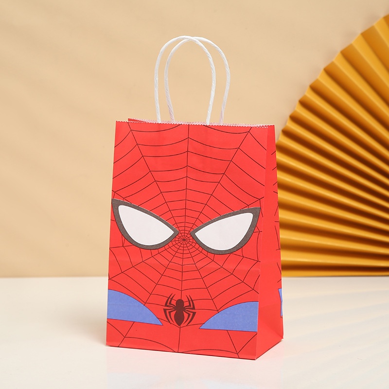 Túi Tote In Hình Siêu Anh Hùng Marvel 21*15*8cm Cho Bé
