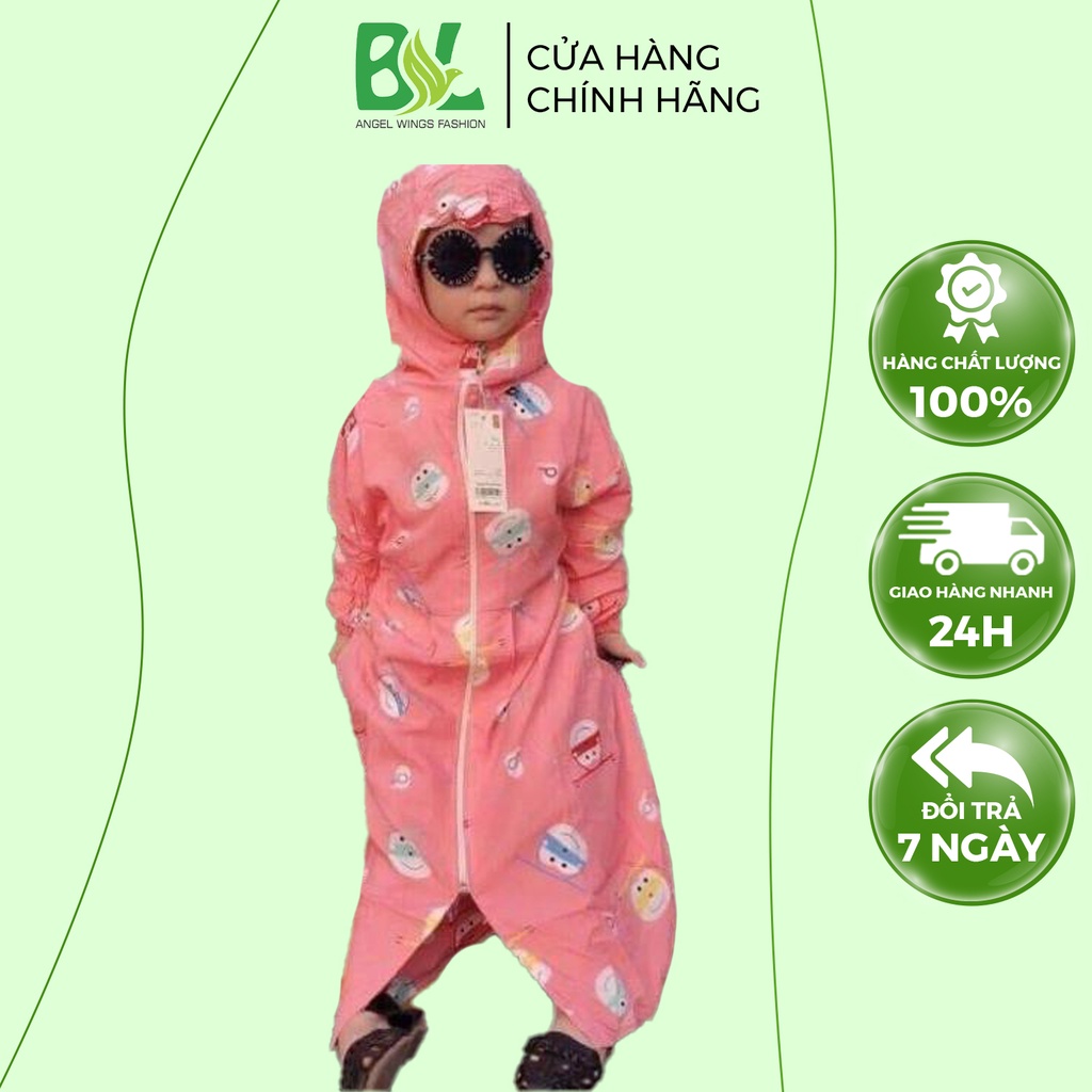 Áo Chống Nắng Toàn Thân 2 Lớp Vải Lanh BL Fashion Kèm Khẩu Trang