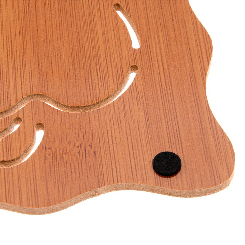 Miếng gỗ lót cách nhiệt cho xoong, nồi, bát đĩa họa tiết ngộ ngĩnh đáng yêu