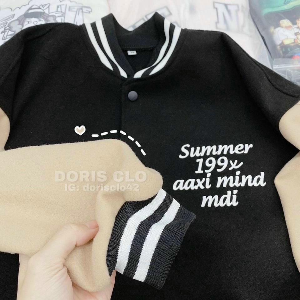 Áo khoác bomber Chống Nắng Cho Nam Nữ Và Cặp Đôi LOKI SHOP Có 3 Màu Chất Nỉ Unisex in hình 199X Form rộng Ulzzang