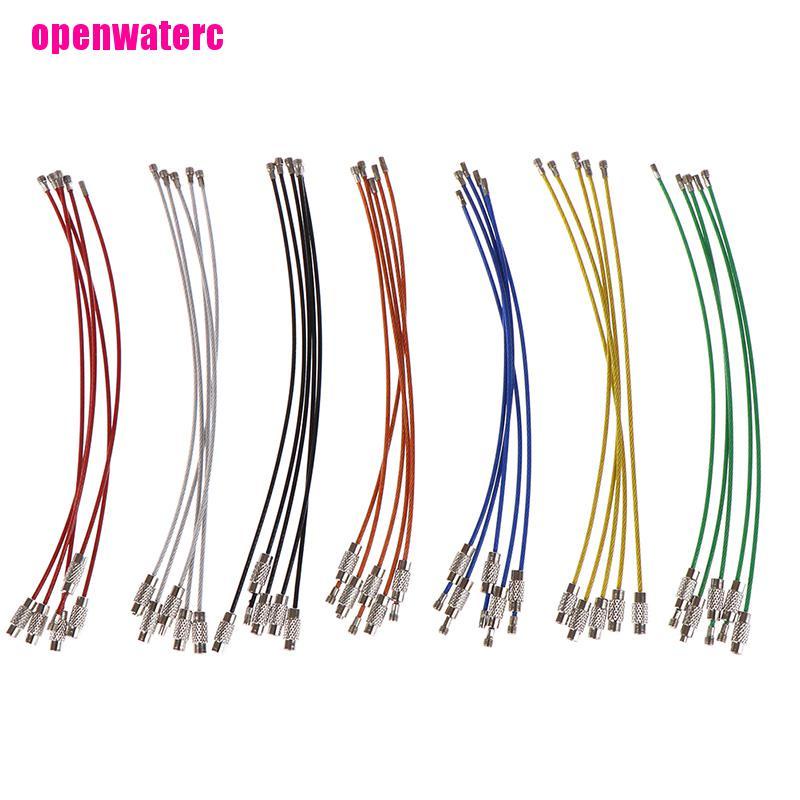 Set 5 dây thép không gỉ làm móc khóa tiện dụng cho cắm trại