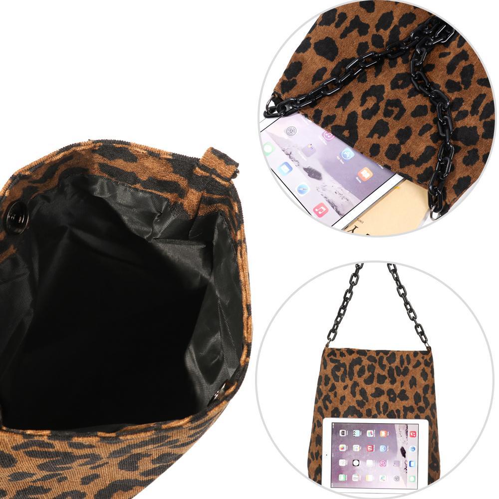 Túi Đeo Vai Heceh Họa Tiết Da Báo