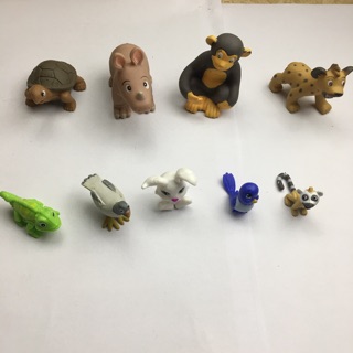 P3F- Set 9 con thú mô hình nhựa, có bán lẻ