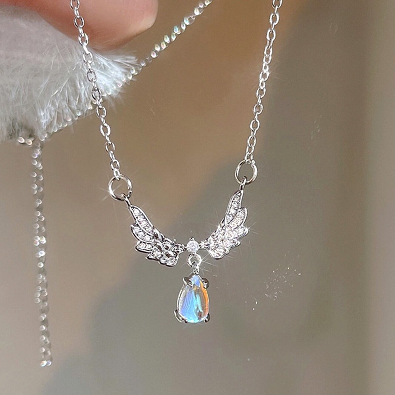 Vòng cổ Mặt Hình Cánh Thiên Thần Đính Đá Thời Trang Cho Nữ