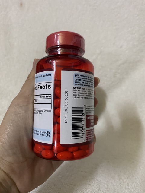 Viên uống Puritan’s Pride Qsorb CoQ10 100mg 240 viên.