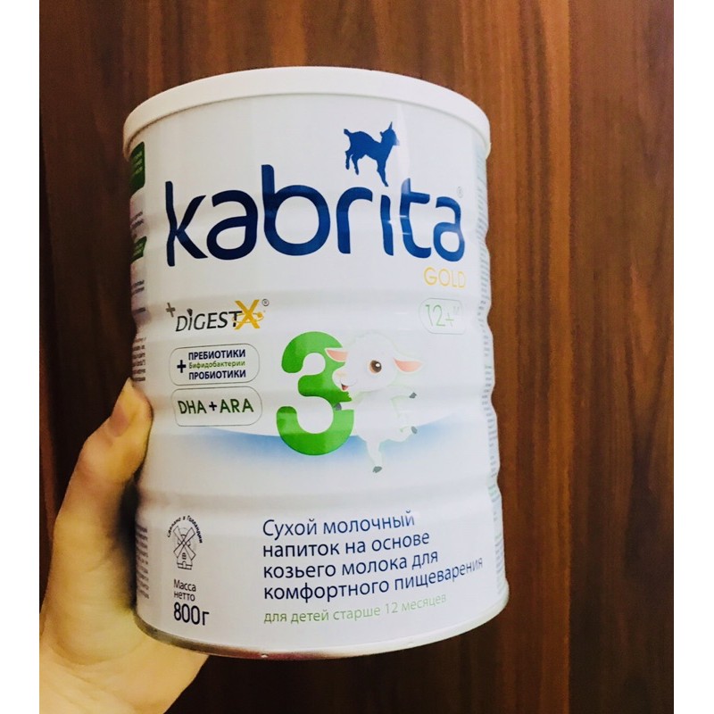 [Mẫu Mới, Kbrita 4] Sữa Dê Kbrita Nga Số 1,2,3,4, Hộp 800g, Tăng Cân, Tiêu Hoá tốt Tốt Cho Bé