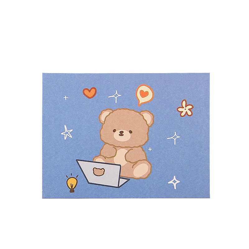 Phong Bì Thư Bằng Giấy In Chữ Thank You Hoạt Hình Lãng Mạn Dùng Làm Quà Tặng Sinh Nhật / Lễ Tình Nhân