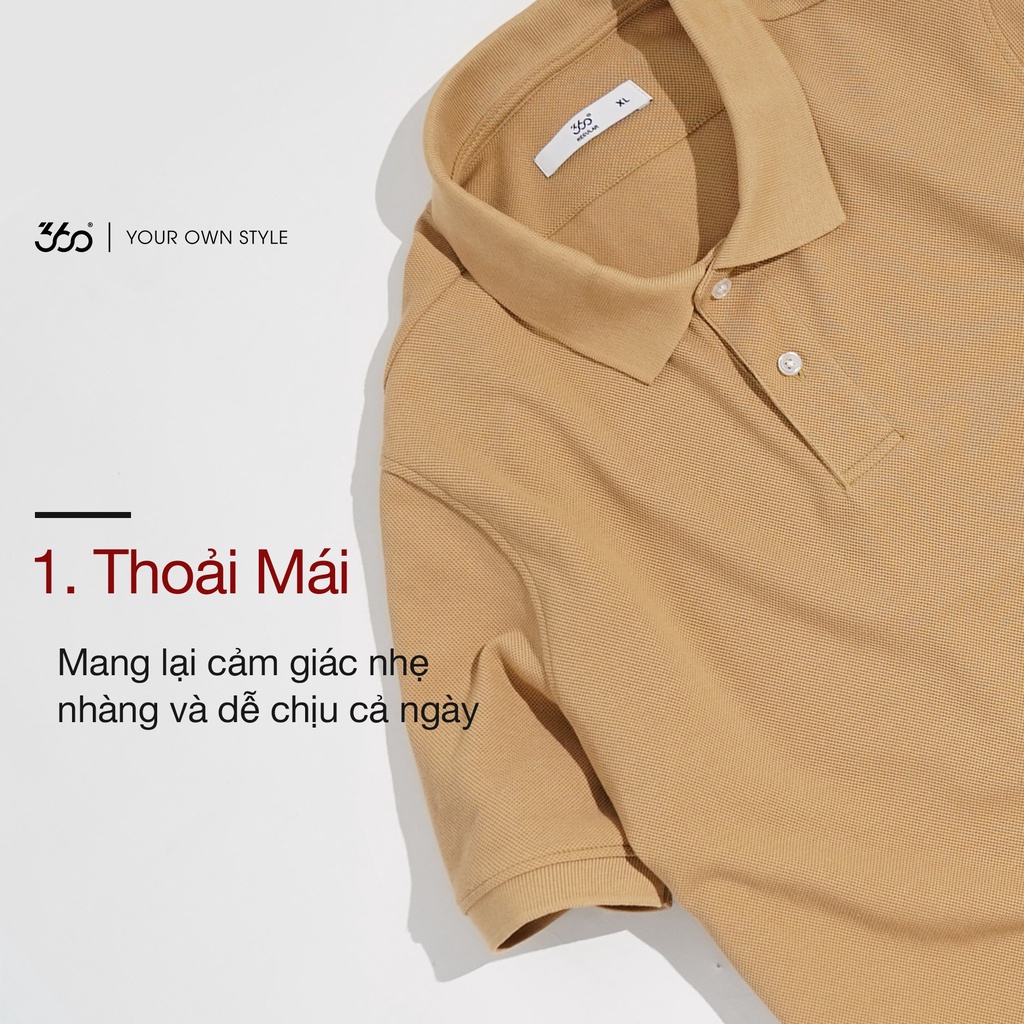 Áo polo nam basic local brand 360 BOUTIQUE chất cao cấp - Made in Vietnam