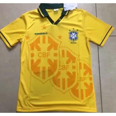 Áo Thun Đá Banh Brazil 1957 / 1988 / 1994 / 1998 / 2002 Size S-2xl