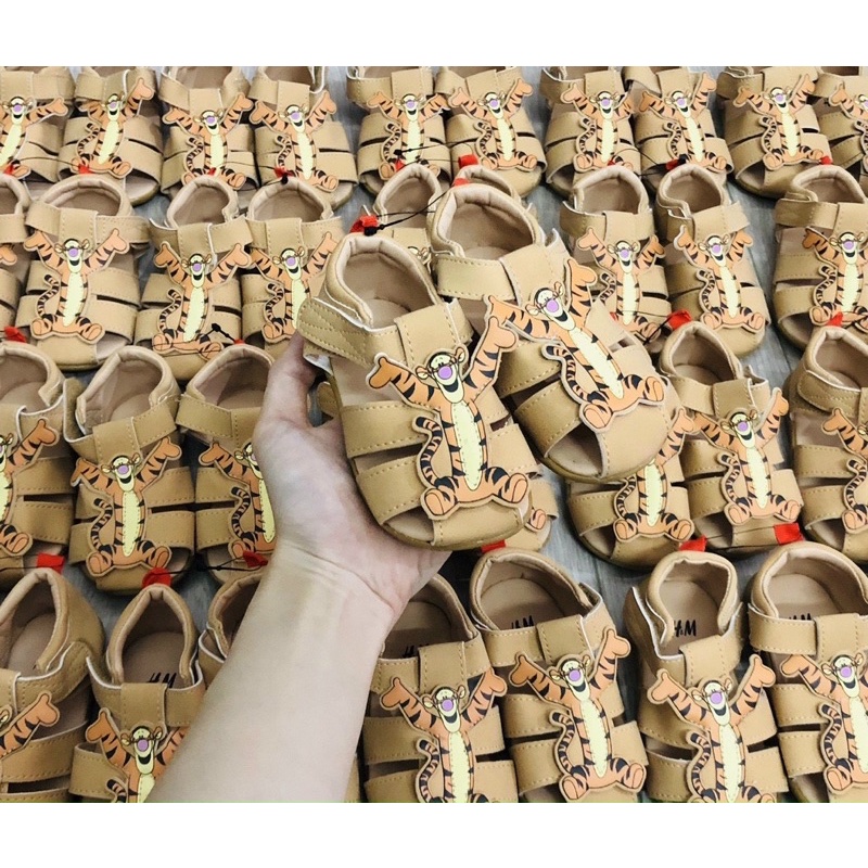 Sandal rọ hm mickey - minnie - tiger cho bé trai bé gái chiều dài chân từ 10-15cm