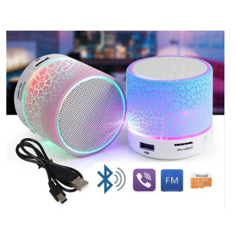 [Mã ELHACE giảm 4% đơn 300K] Loa bluetooth mini có đèn nhấp nháy mẫu đẹp cực hay Siêu rẻ