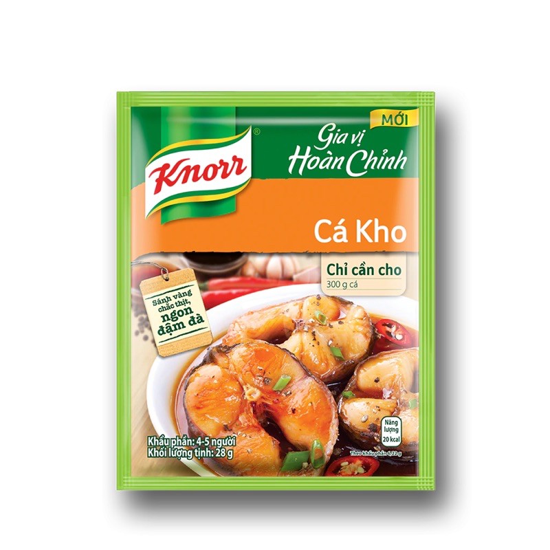 Hạt nêm Knorr gia vị hoàn chỉnh đủ vị