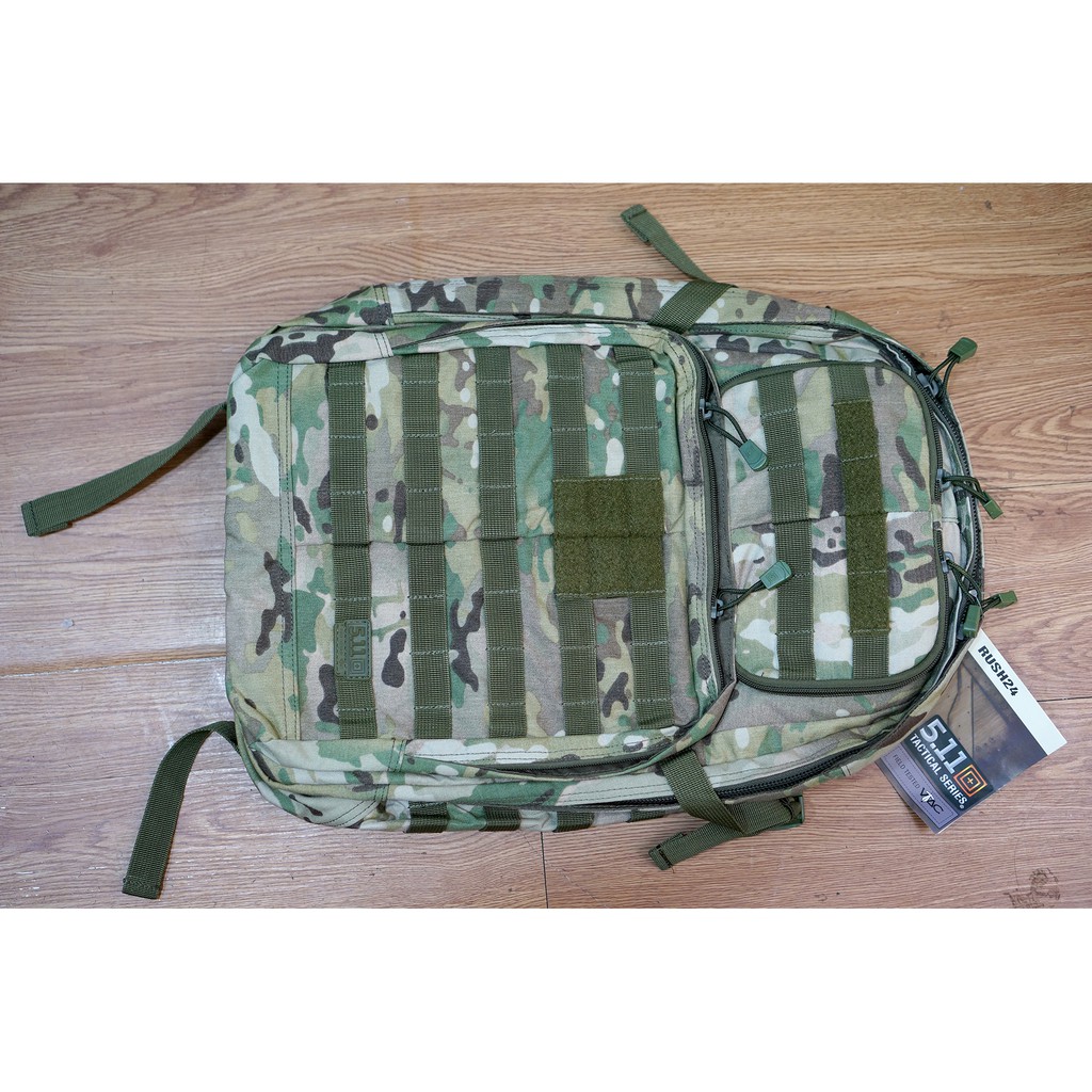 Balo chiến thuật Tactical 5.11 Rush 24 màu Multicam