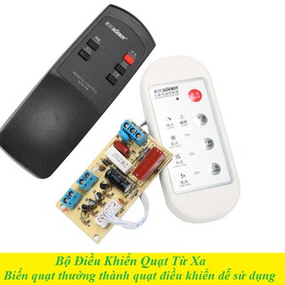 Bộ Điều Khiển Quạt Từ Xa SON-FB, Biến Quạt thường thành quạt điều khiển từ xa