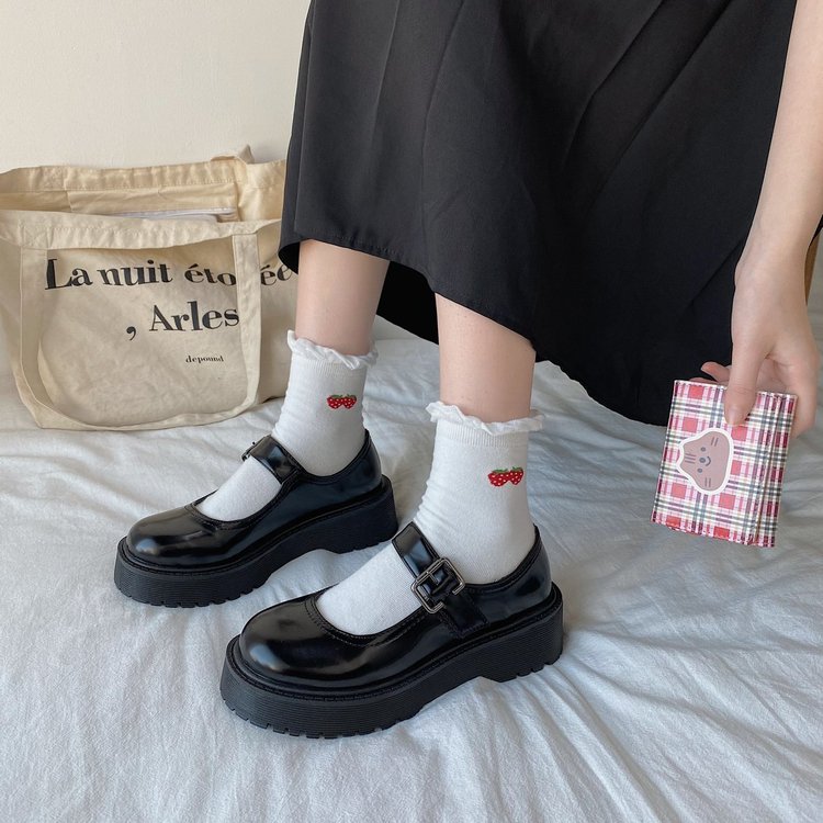 [ Mã 66CBSALE giảm 30K đơn 200K] Giày lolita phong cách vintage ulzzang thời trang | BigBuy360 - bigbuy360.vn