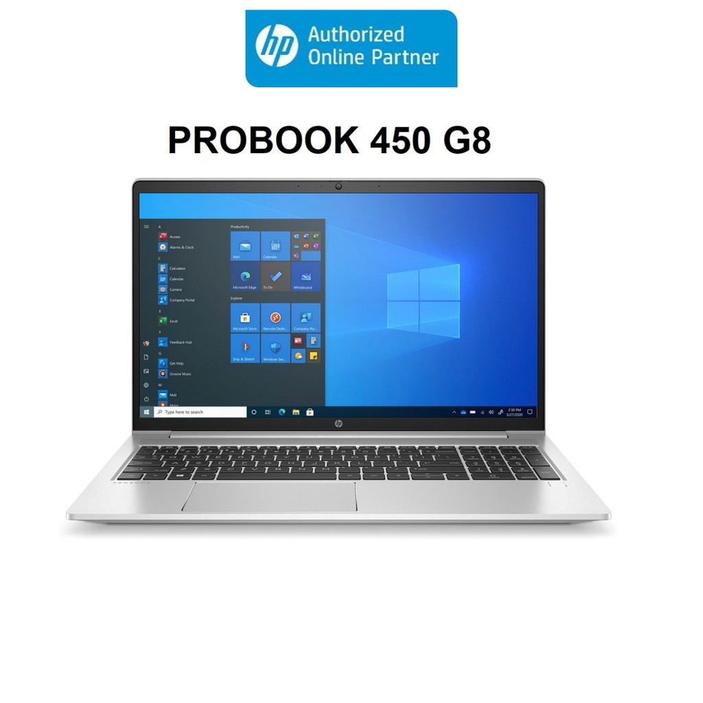 Laptop HP Probook 450 G8 | Core i3-1115G4 | 4GB DDR4 | 256GB SSD | 15.6" HD | DOS| Vỏ nhôm